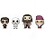 Funko Pop! Pocket Filme Harry Potter Hedwig Rubeus Hagrid & Albus Dumbledore 4 Pack Exclusivo - Imagem 2